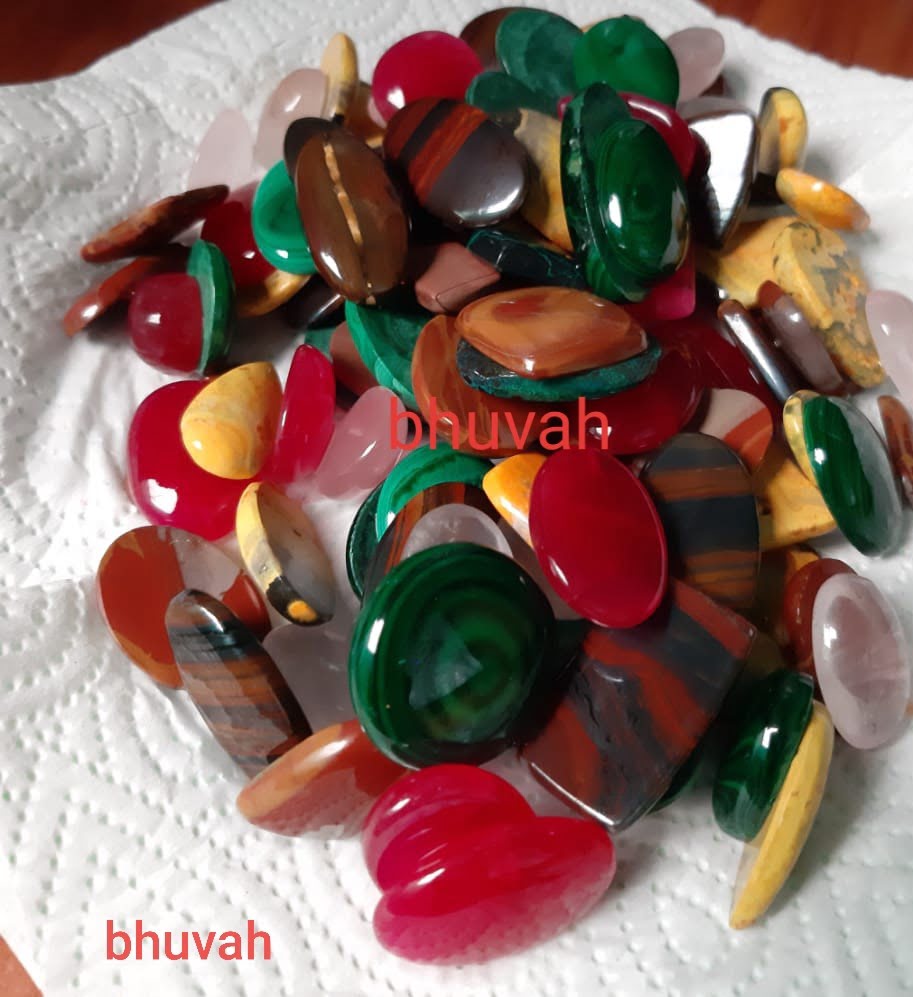 Buy 100 Kilo Wholesale Lot Mix Natural Gemstone Cabochon Stone in Bulk -  Bhuvah